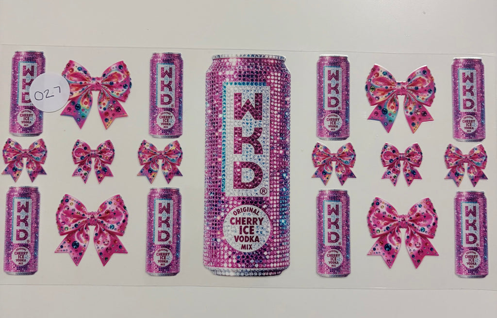 DRINKS cup wraps