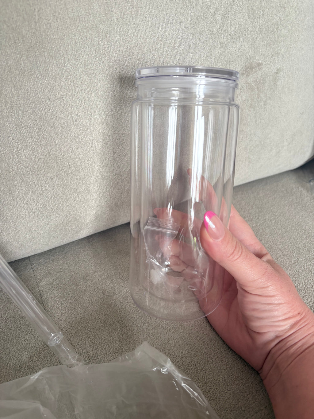 20oz snowglobe cup